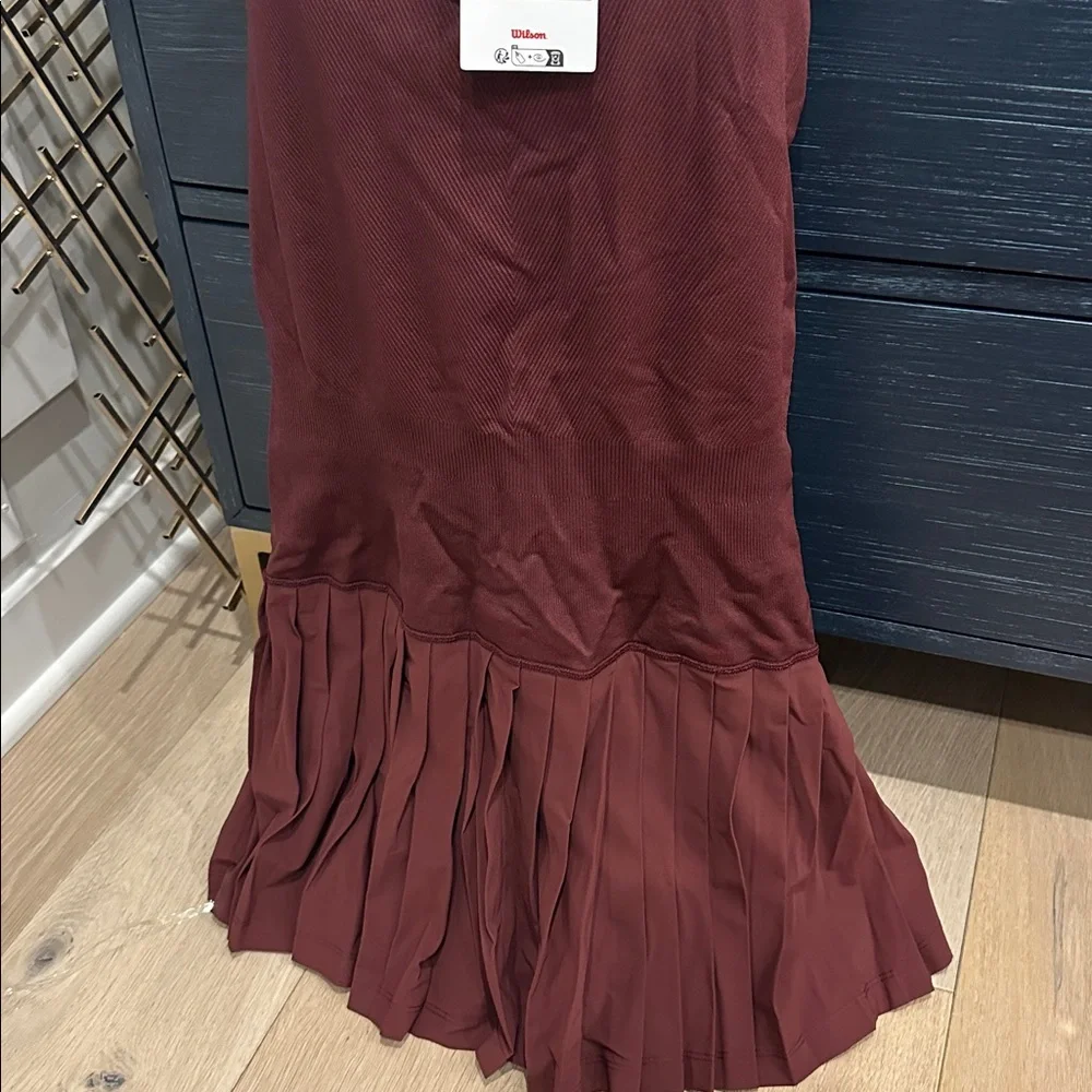 Wilson Racerback Mini Dress in Wine Red - Picture 4 of 5